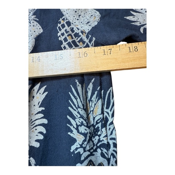 Bombay Paisley by Westside Navy Pineapple Print Dress Small - Picture 7 of 10